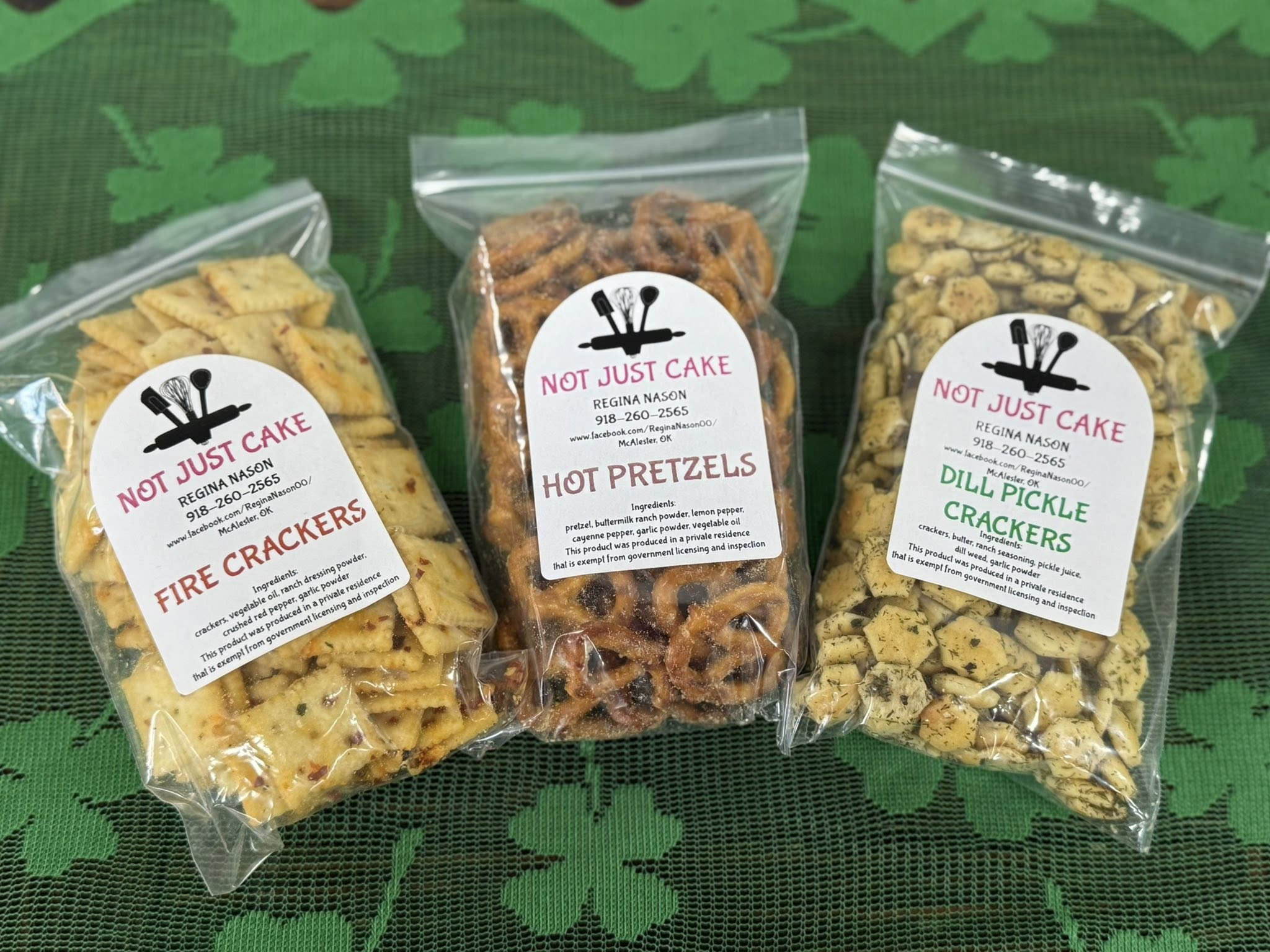 Packaged cookie gift bags